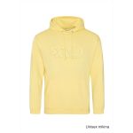 Mikina volnočasová s 3D výšivkou na hrudníku SKVD sherbet lemon vel. 3XL