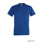 Tričko pánské s 3D výšivkou SKVD royal blue vel.3XL