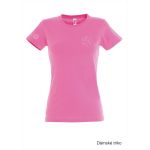 Tričko volnočasové dámské s 3D výšivkou balónu SKVD orchid pink vel.S