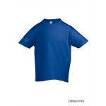 Tričko volnočasové dětské s 3D výšivkou balónu SKVD royal blue 12 let
